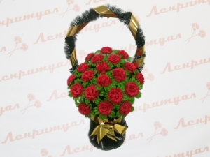 Заказать ритуальную корзину в Спб с доставкой