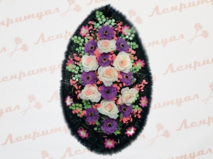 Заказать венок из искусственных цветов на похороны