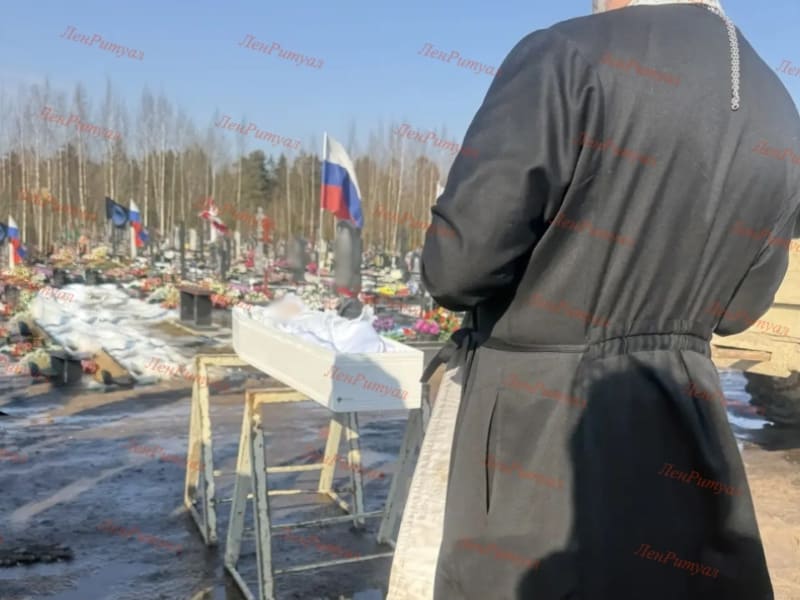 Захоронение ребенка на Северном кладбище